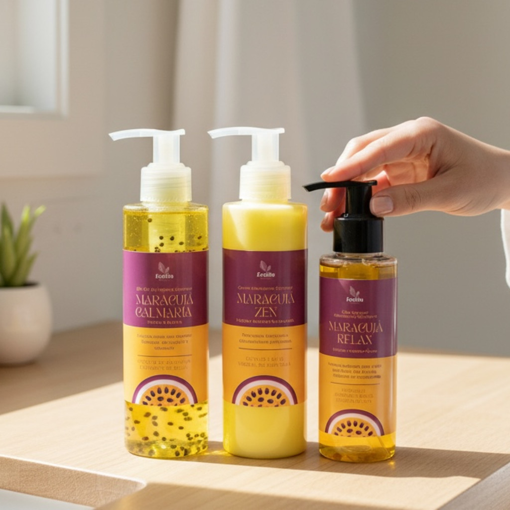 Kit Spa Maracujá Zen – Hidratação, Limpeza & Relaxamento | EcoLita Cosméticos Naturais em Oferta na Shopee