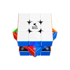 GAN Swift Block 3x3 Super Maglev UV Speed Cube Brinquedos De Quebra-Cabeça Suaves