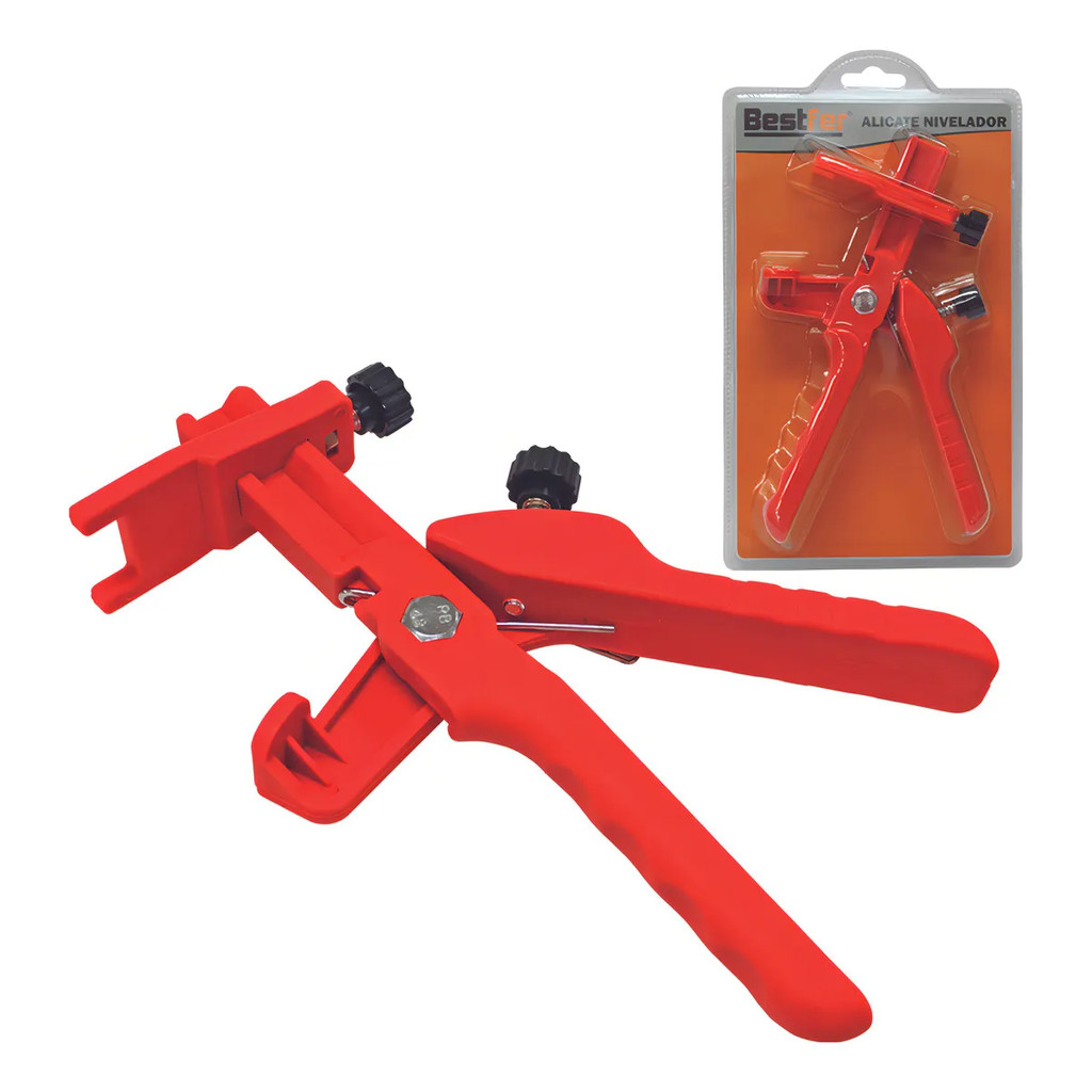 Alicate Nivelador Dist Mantools Alinhar Piso Cunhas 3,5-8cm Laranja