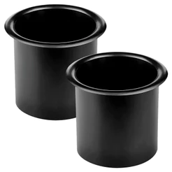 Kit 2 Aero-duto Para Caixa Acústica de 4 Pol Plástico Preto
