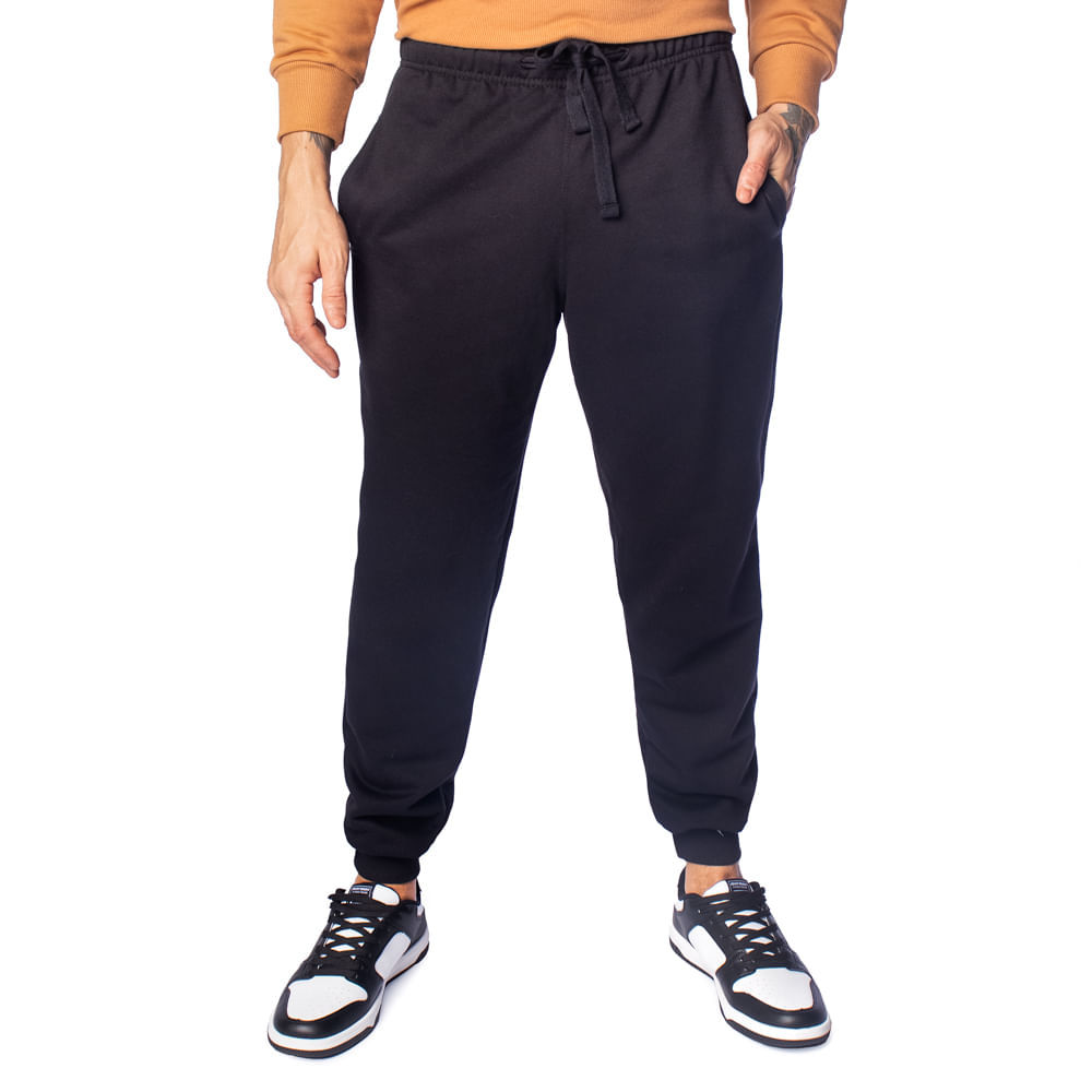 Calça Masculina Over Surf Moletom Preto Calça Masculina Over Surf Moletom Preto