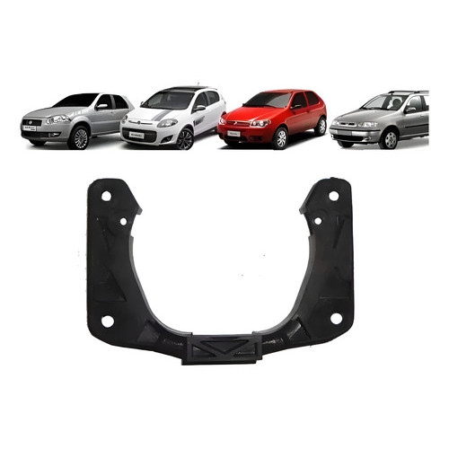 Suporte Ferradura Farol Milha Doblo Idea Ducato Linea Uno    Escuro