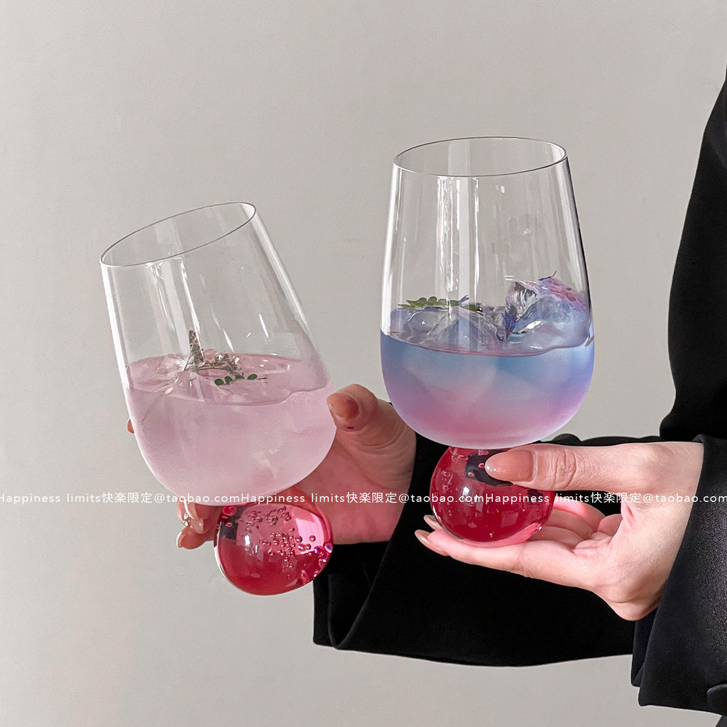 Copo Grosso Bolha Base Bolha 550ml Design Luxo Copo Baixo para Coquetel Suco Cerveja Vidro Resistente TikTok Viral