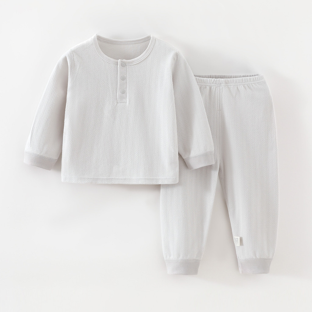 Primavera outono crianças roupas de outono calças compridas conjunto roupa interior do bebê casa conjunto pijamas outono