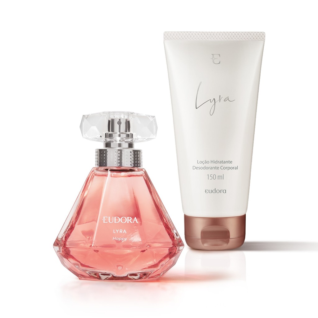 Combo Presente Lyra Happy Desodorante Colônia 75ml + Lyra Loção Corporal 150ml
