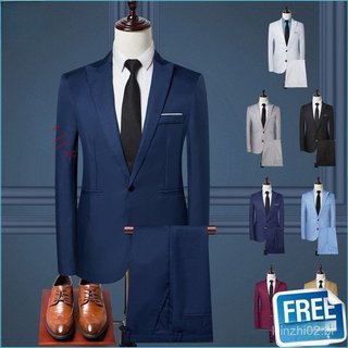 MISS.YE Ternos De Casamento Para Homens Casuais De Negócios Formal Blazer 2-Peças Conjunto Slim Fit Suit