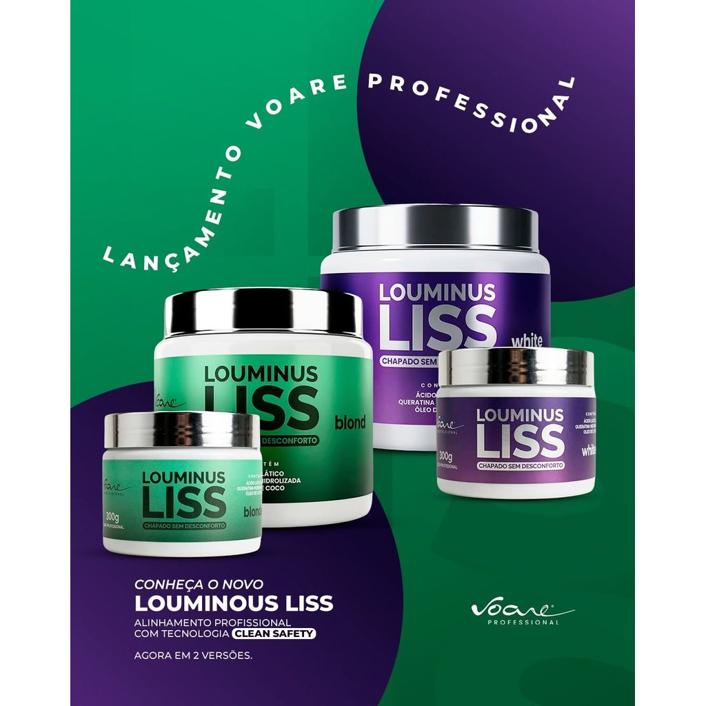 Louminous Liss Escova Progressiva Argentina Sem Formol Alisamento Organico Sem Formol Voare