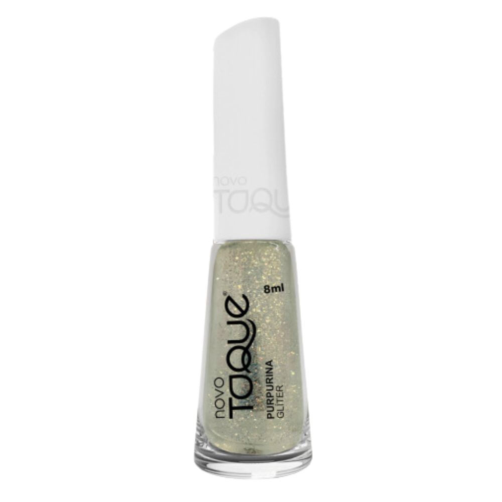 Esmalte Novo Toque Purpurina Gliter 8ml em Oferta na Shopee