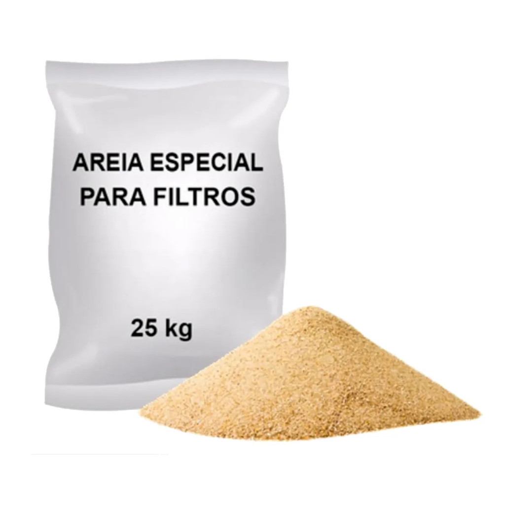 Arga Fácil Areia Especial para Filtro de Piscina Média SC – 25kg