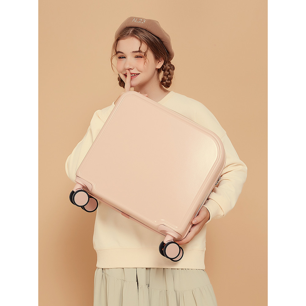 Pequena mala pequena de curta distância viagem de negócios feminina viagem pequena Mini carrinho caso pequeno leve 67cm 