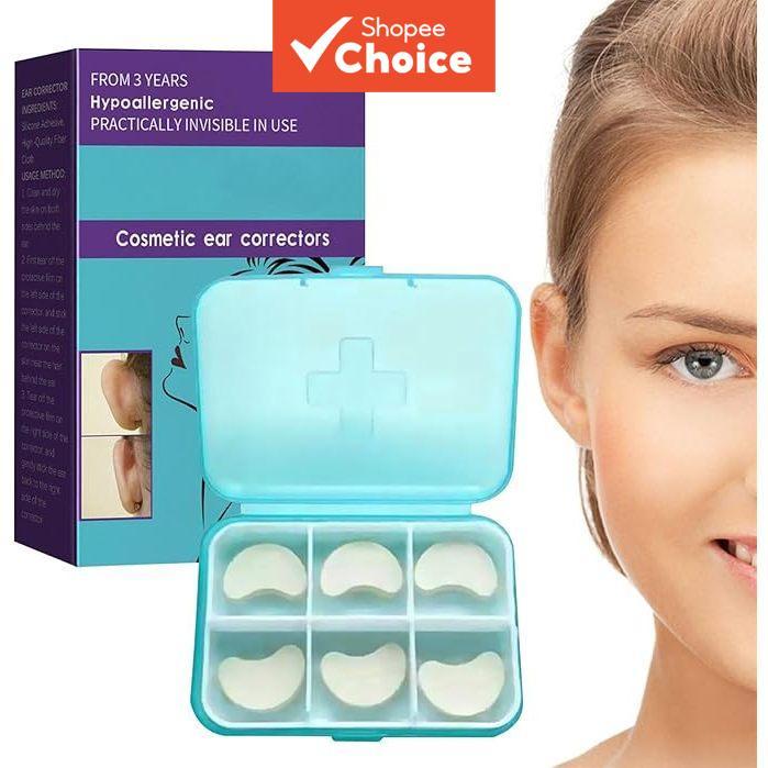  Corretor de Orelha Aparelho de Correção de Orelha Fóvea Adesivo Invisível para Orelhas em Pé à Prova d'Água Sem Dor