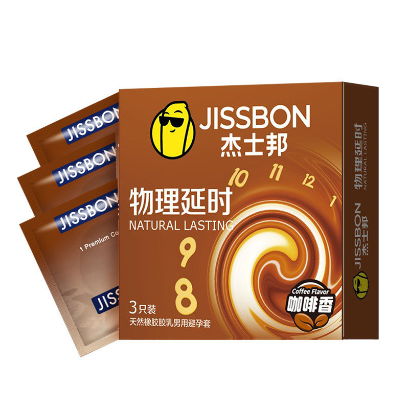2026 Novo Estilo Jesbon Físico 3pcs/12pcs 6pcs Preservativos Fragrância de Café Preservativos Produtos Adultos Articulaç