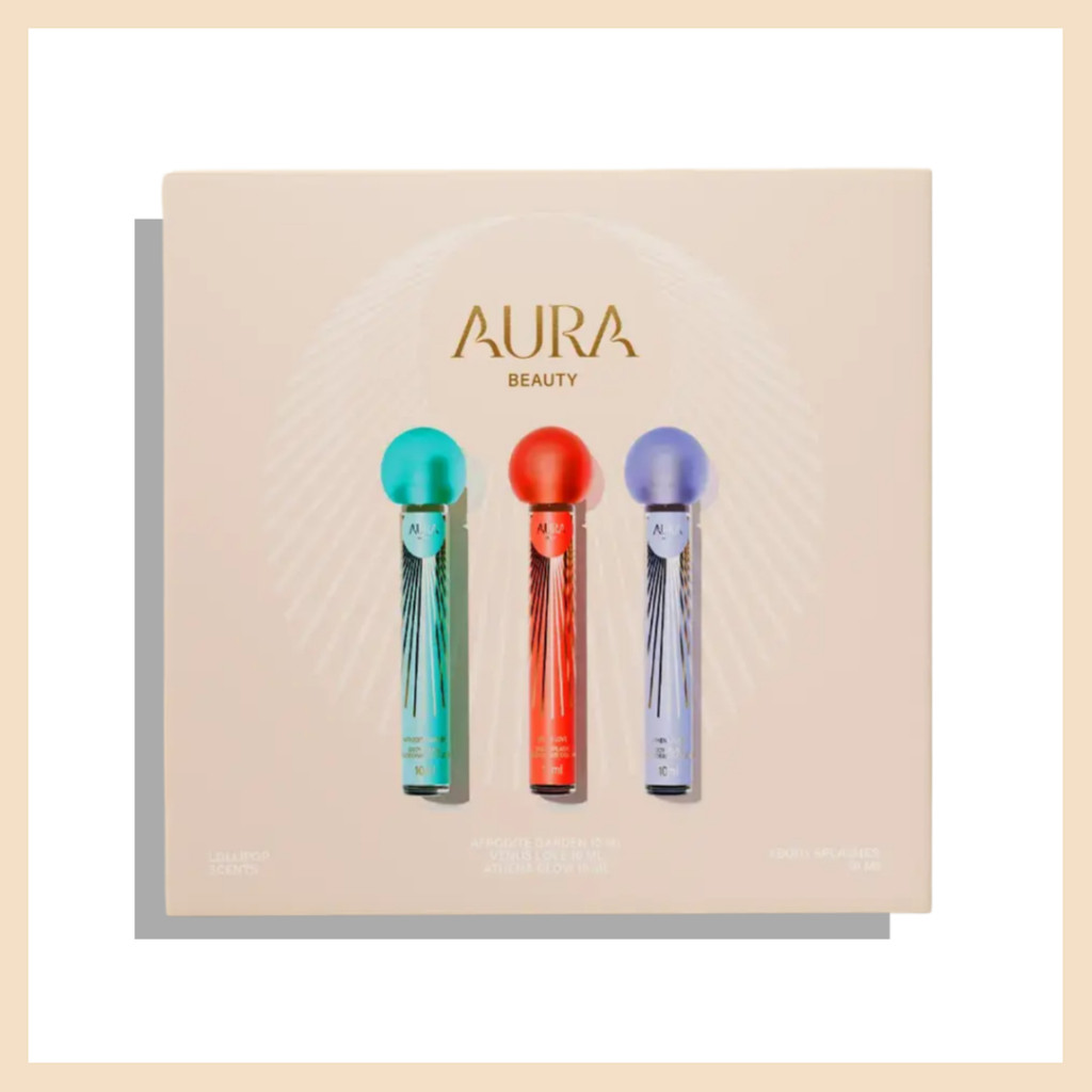 Kit Lollipop 3x Body Splash Scents Aura Beauty - 10ml cada