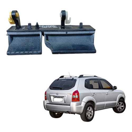 Macaneta Tampa Traseira Hyundai Tucson 2010 A 2015 Preto