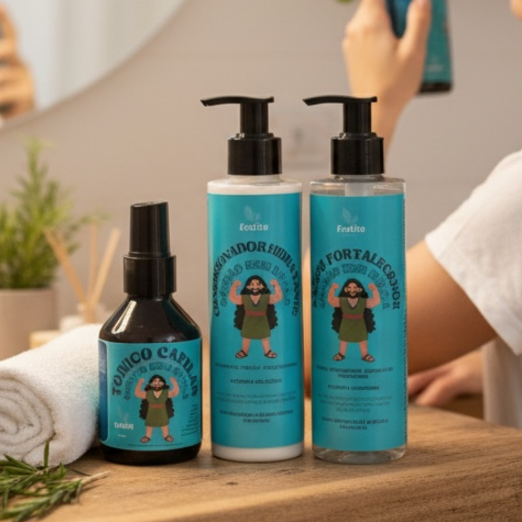 Kit Crescimento Capilar Completo Ecolita | Xô Queda & Vem Crescimento | Xampu + Condicionador + Tônico em Oferta na Shopee