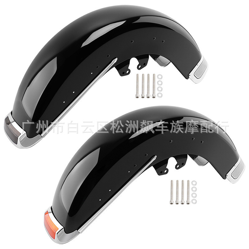 Promoção Acessórios para motocicleta adequados para Harley Gliding Road King CVO conjunto de guarda-lamas dianteiro modi