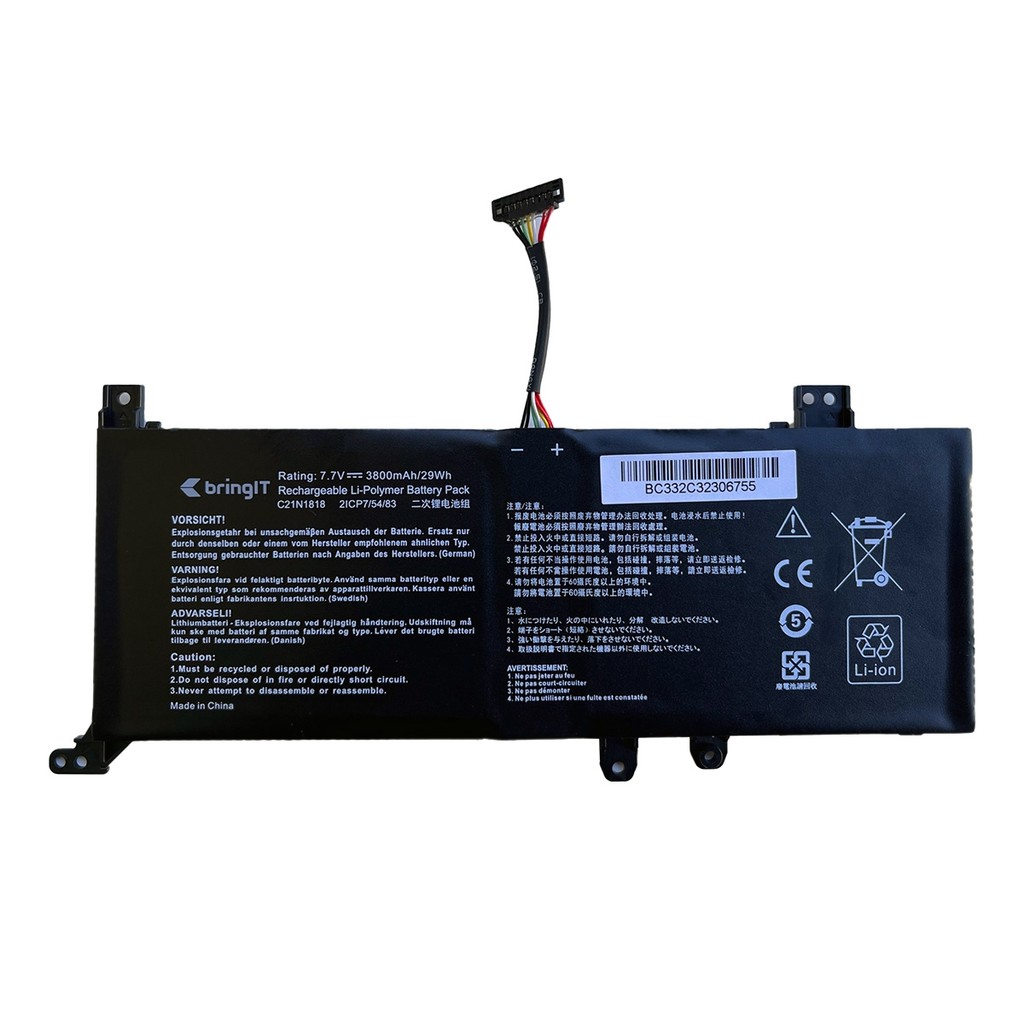 Bateria para Notebook Asus Part Number C21N1818-2S2P