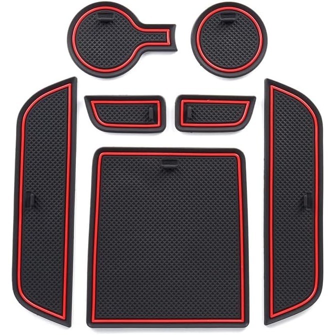 Almofadas De Slot De Porta De Carro Para Chevrolet Camaro 2012-2016 , Tapetes De Console Central , Ranhura , Suporte De 