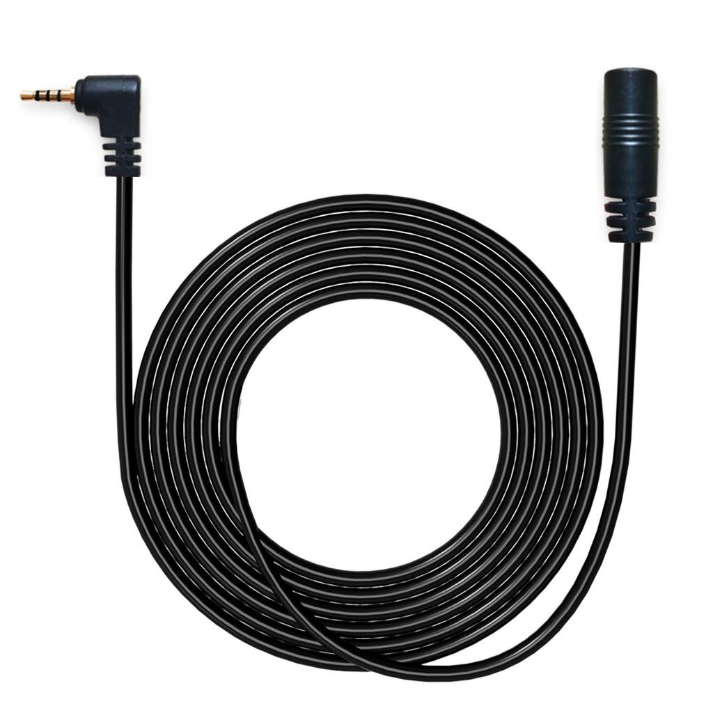 Cabo de Extensão para Câmera de Ré YQMAJIM, 16,5 Pés, 2,5mm Macho para Fêmea, Cabo de Extensão para Câmera de Visão Tras