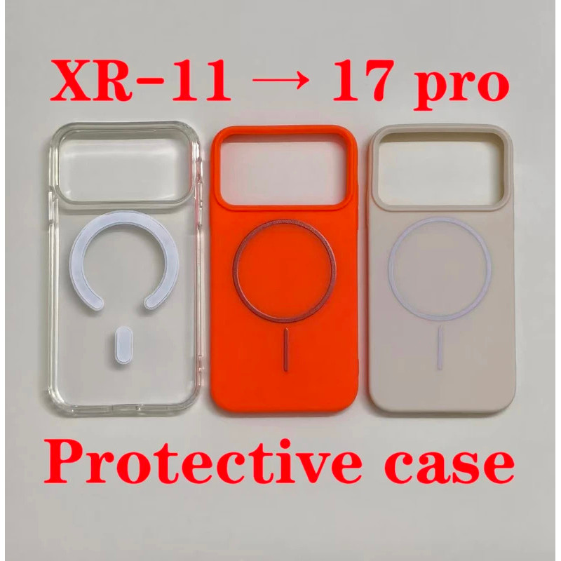 17 Pro XR Convert 17 Pro Capa Protetora para Telefone, 11 para 17 Pro 11 Troca Capa para Telefone 17 Pro KSYT em Oferta na Shopee