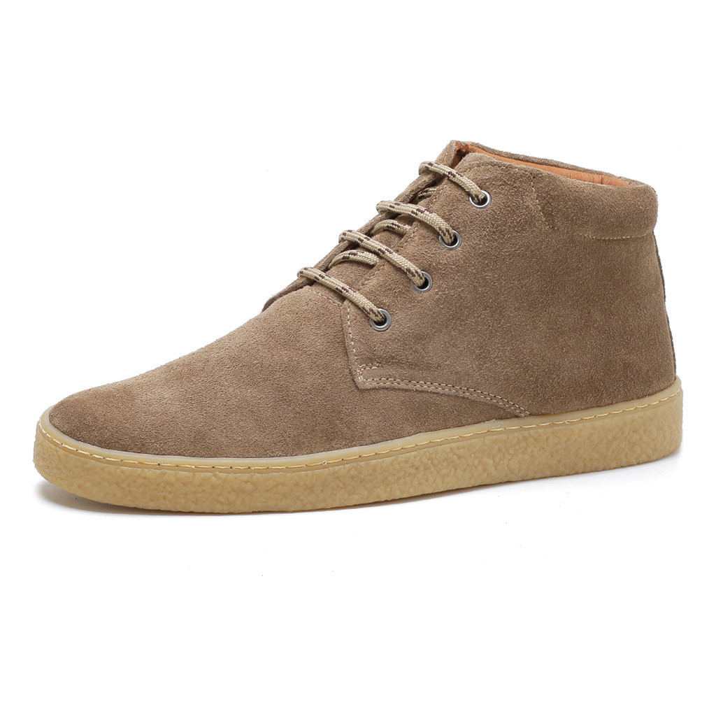 Tênis Skatista Bota Adventure Cano Médio Coturno Camurça Unissex Streetwear Moda Atual