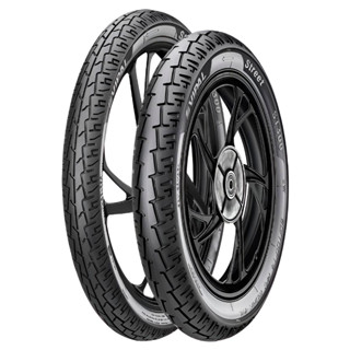 Par Pneu Vipal 250-17 e 80/100-14 ST300 uso Sem Câmara Biz Pop Jet50 Tubeless em Oferta na Shopee