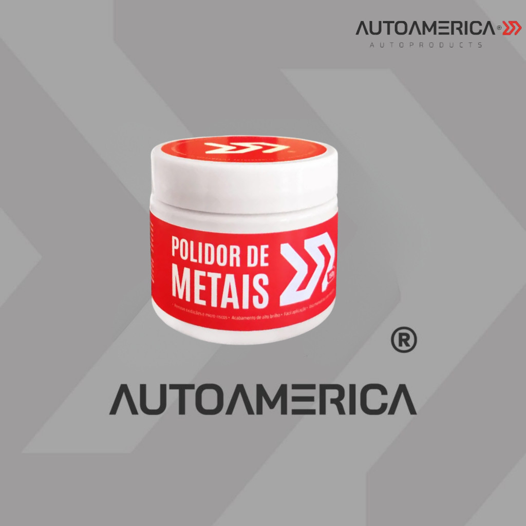 Polidor De Metais Cromados E Alumínio 150g Autoamerica