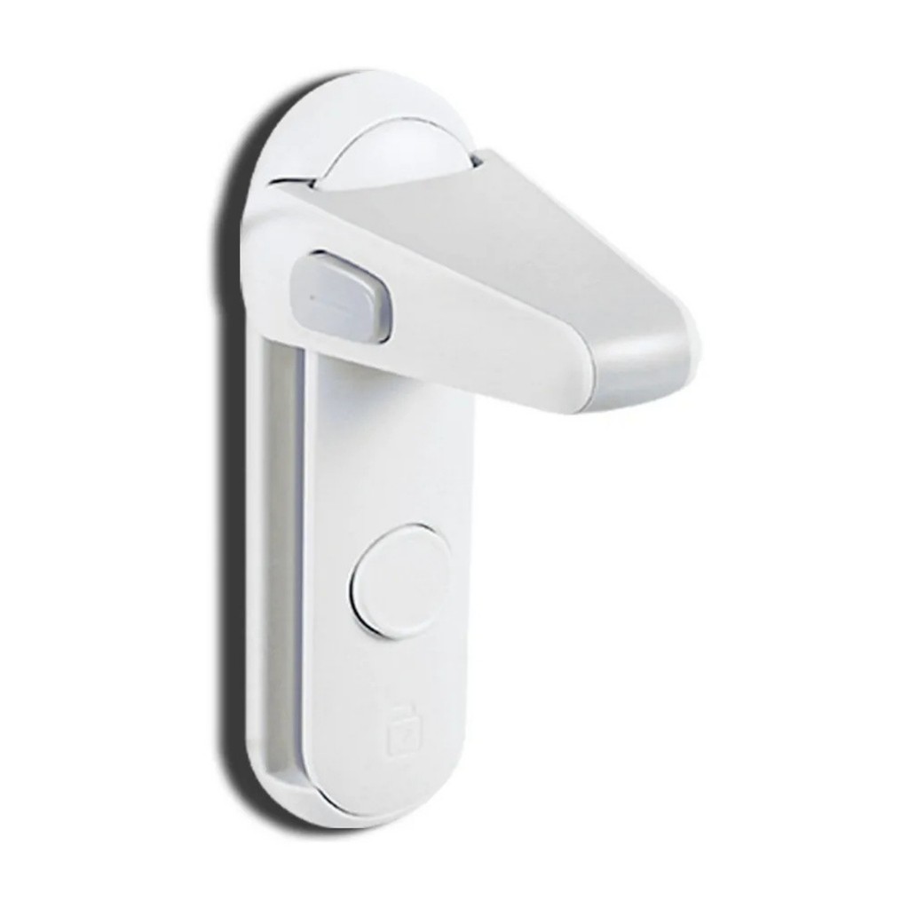 Trava Para Maçaneta Fechadura Porta Segurança Infantil Criança Bebê Safety Casa Anti Roubo