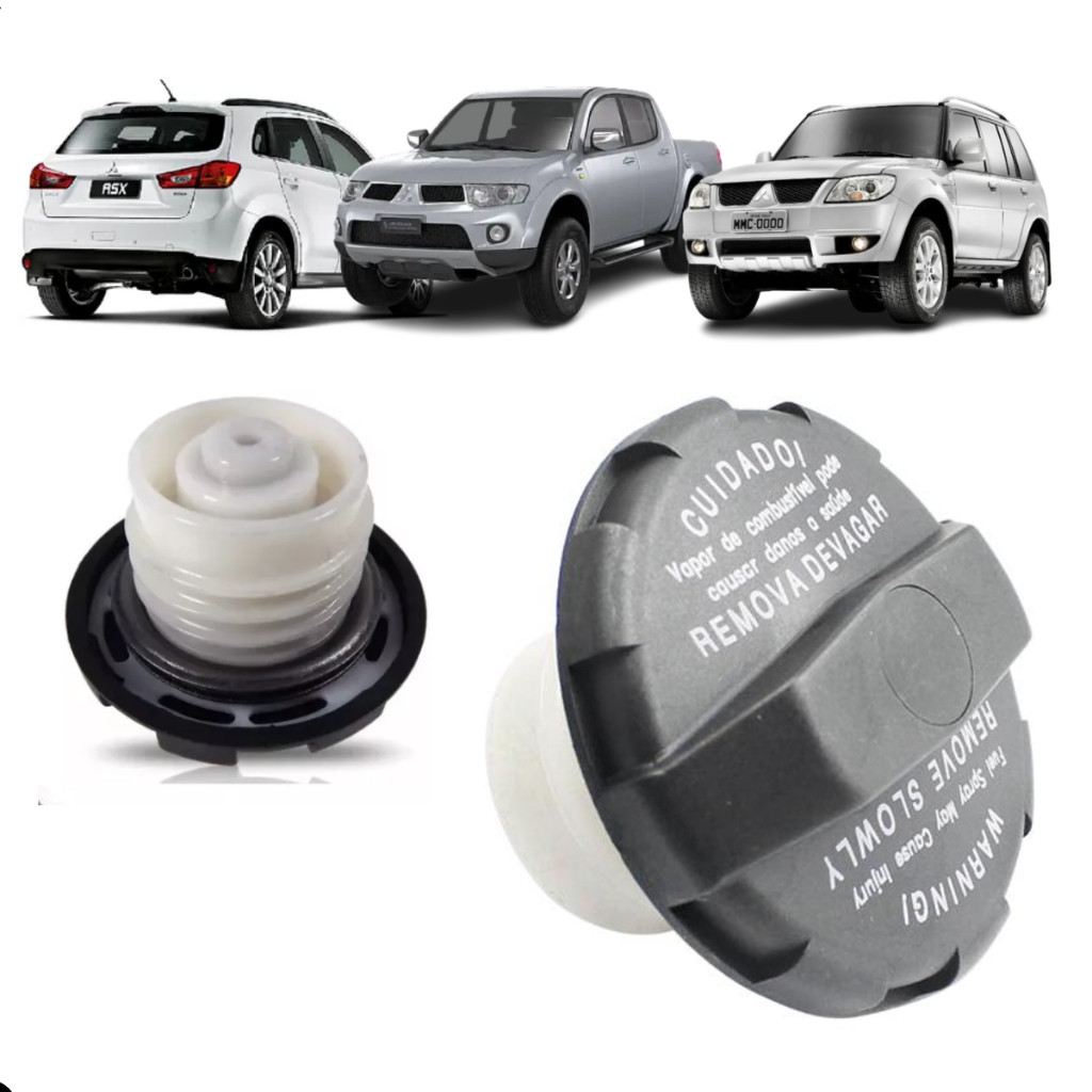 Tampa Tanque Combustível Asx Pajero Tr4 L200 Lancer 2011 2012 2013 2014 2015 Mitsubishi em Oferta na Shopee