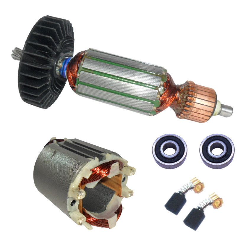 HR2450 Induzido 110V Bobina 110V Rolamentos Escovas Carvão HR2445 HR2455 HR2450T