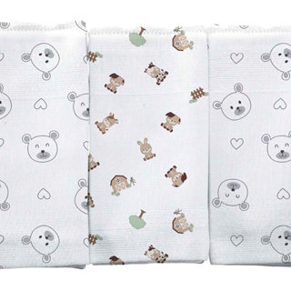 Pano de Boca Luxo para Bebê 34 cm x 40 cm Fraldas Incomfral em Oferta na Shopee