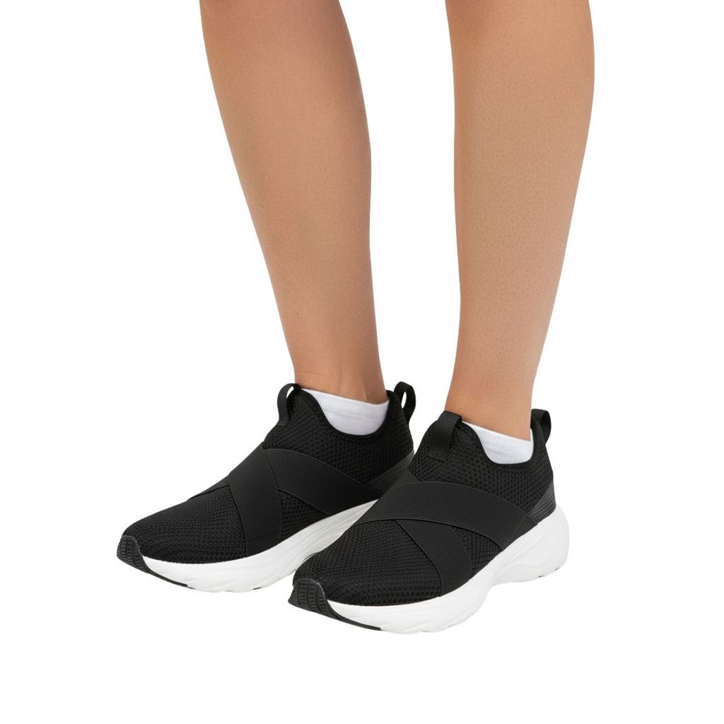 Tenis Esportivo Feminino Calce Facil Sem Cadarço Fitness Fitness Treino