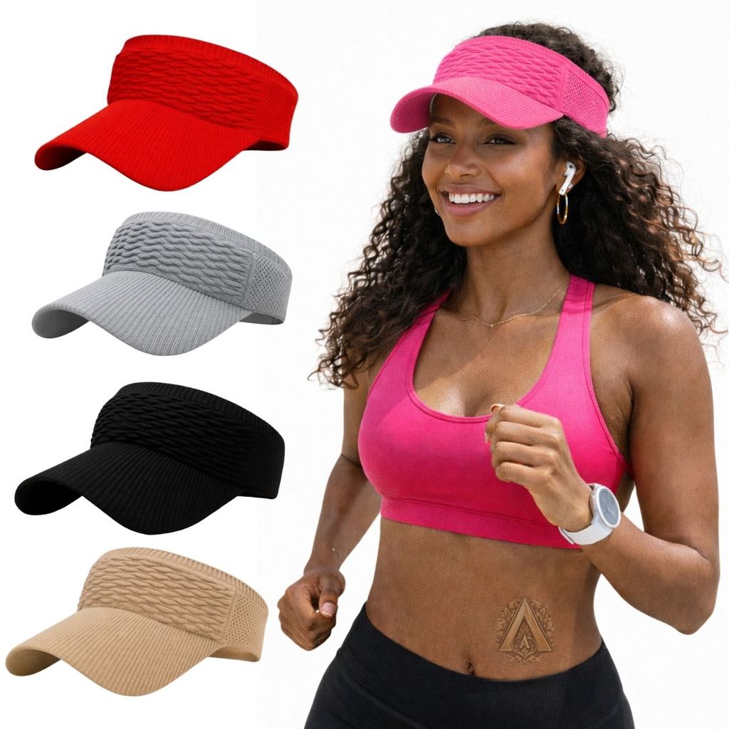 Viseira Praia Franzida de Tecido Ajustável Super Confortável e Leve Moda Verão -- VISEIRA MZ001 em Oferta na Shopee