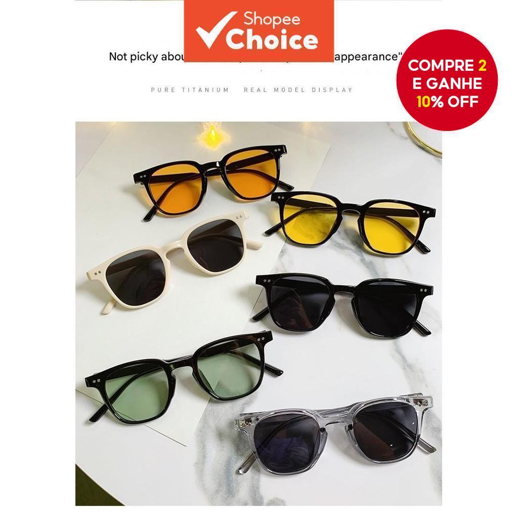 Óculos De Sol Quadrados Modernos-Design De Emagrecimento Facial Com Proteção UV Para Uso Diário , Viagens E Atividades A