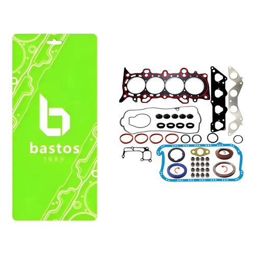 Jogo Junta Motor Com Retentores Honda Civic Fit 1.7 16v