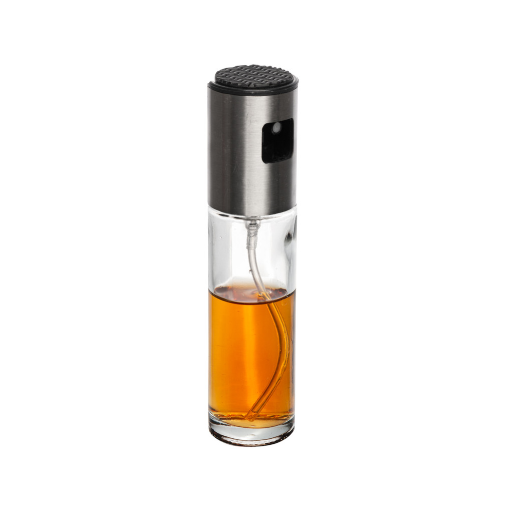 Borrifador Spray para Azeite e Vinagre de Aço Inox e Vidro 100ml - Wolff