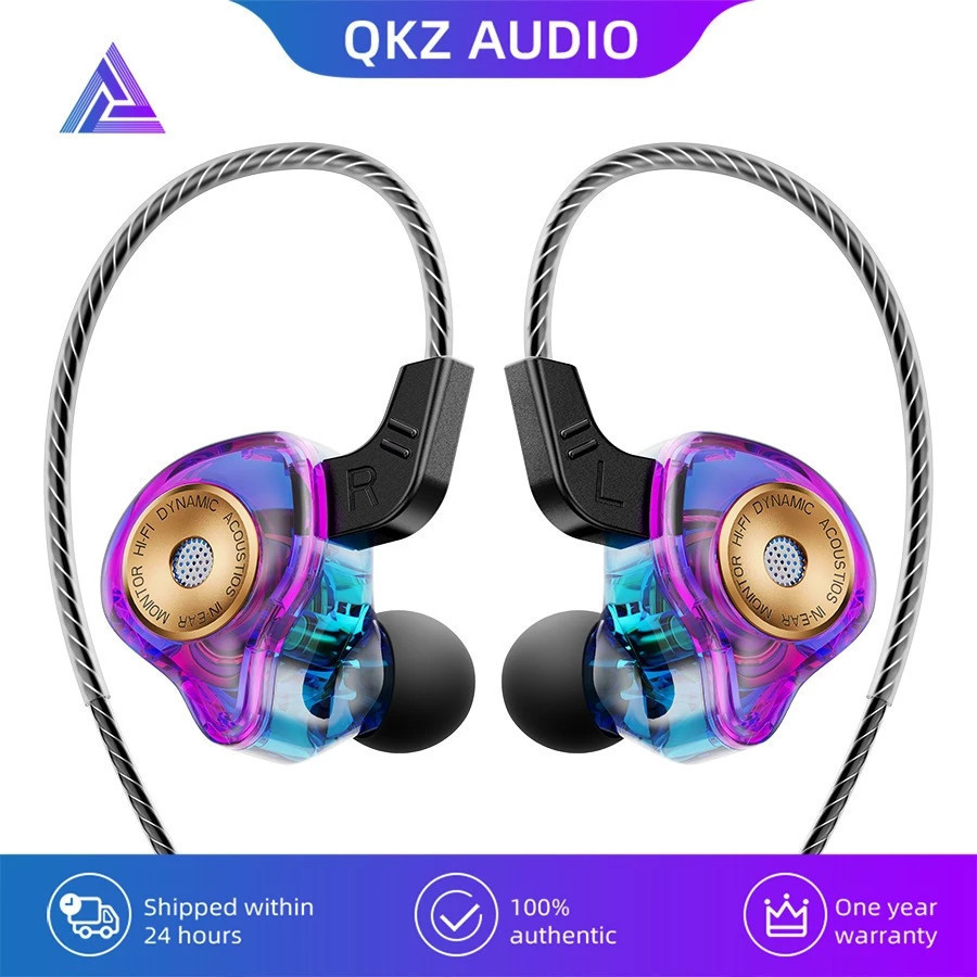 Fone De Ouvido Qkz Ak6 Ultra Gamer Músico Com Mic E Case SMART