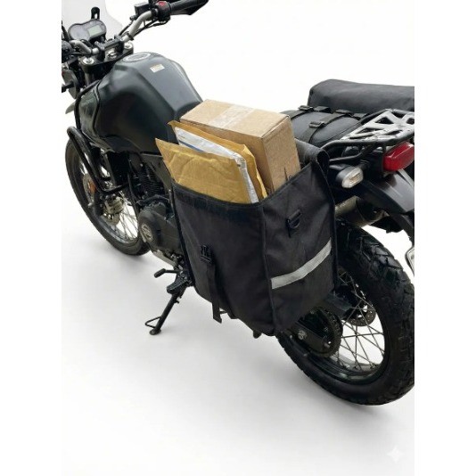 Bag Moto Impermeável 60L – Alforge Traseiro Universal para Delivery e Viagem – Baslu