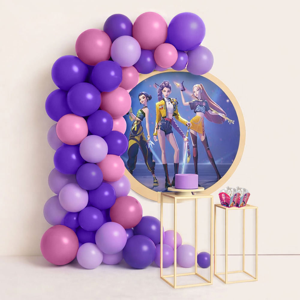 Kit 150 Balões Festa Guerreiras do K Pop Balão Aniversário em Oferta na Shopee