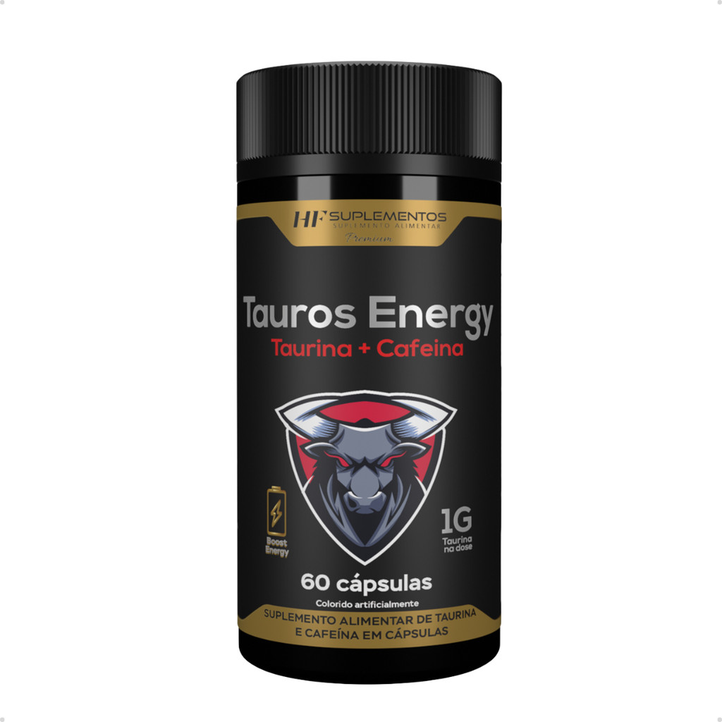 TAUROS ENERGY 1700MG 60CAPS HF SUPLEMENTS