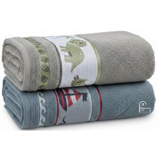 Kit 2 Toalhas Infantil Kids de Banho Algodão Meninos Meninas Toque Aveludado em Oferta na Shopee