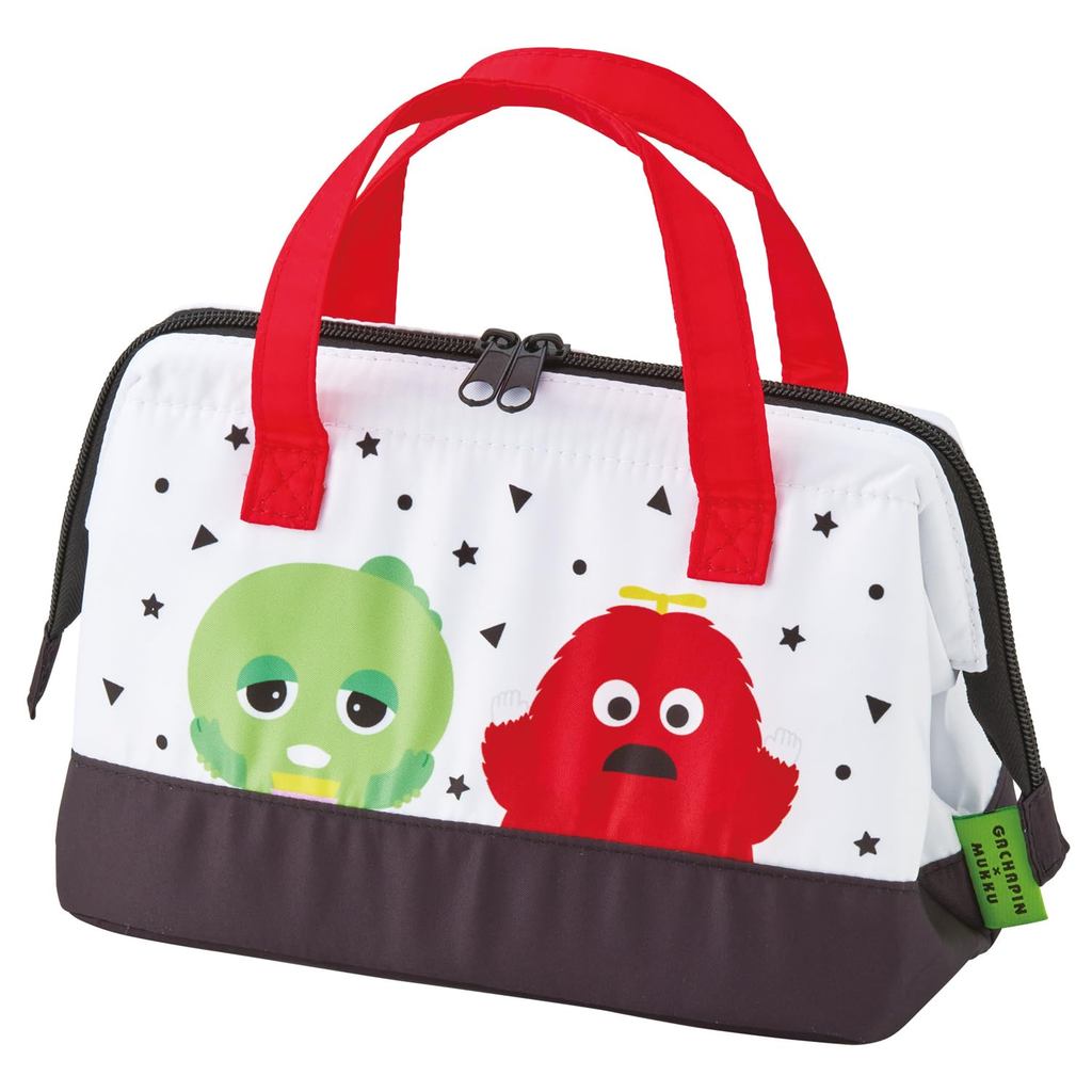 Skater Women's Insulated Lunch and Tote Bag Set - Gachapin & Mukku Design【 Direct from Japan 】
