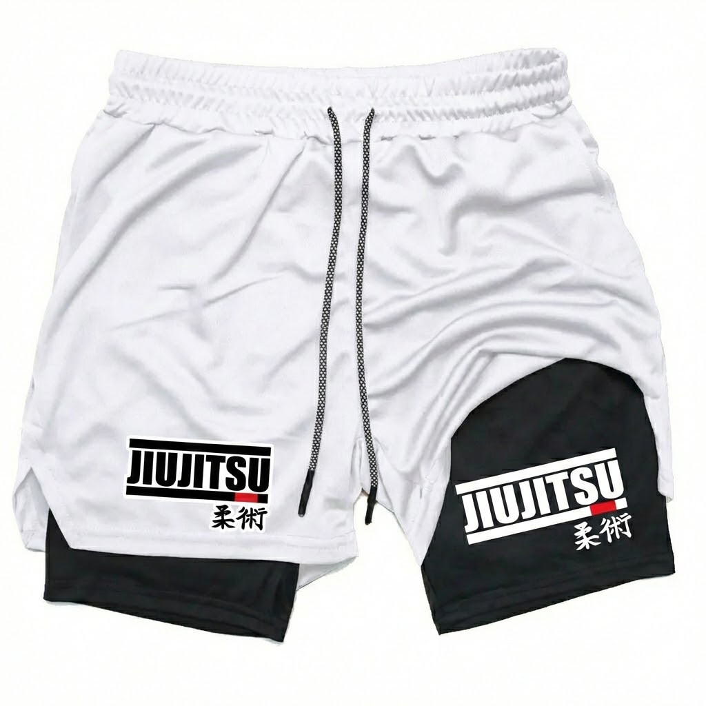 Bermuda De Compressão 2 Em 1 Dry Fit Com Elastano Ideal Para Treinos, Academia em Oferta na Shopee