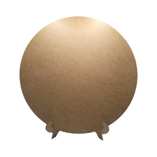 Painel Redondo de Mesa 50x50 MDF Cru com Base para Decoração em Oferta na Shopee
