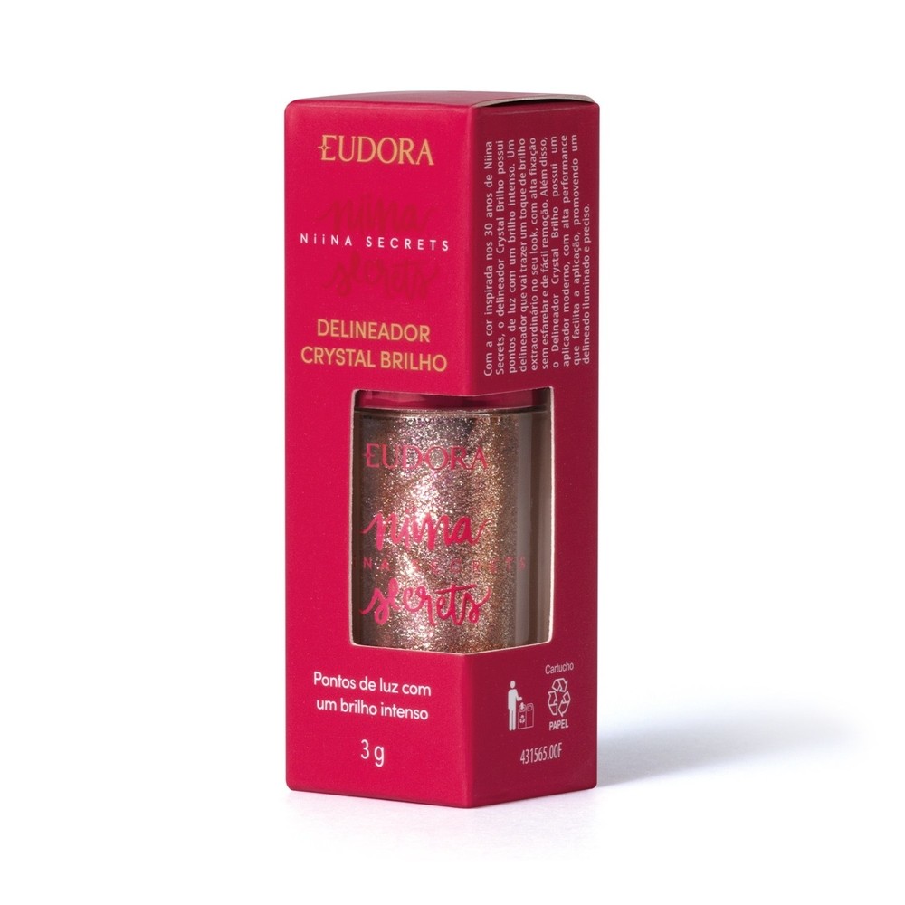 Eudora Niina Secrets Delineador Crystal Brilho 3g · foto 2