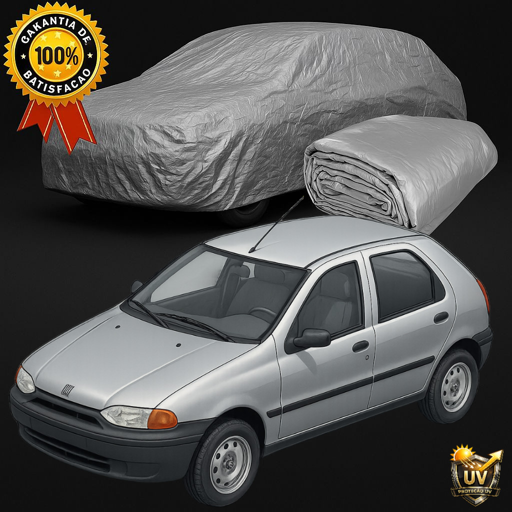 Capa Para Cobrir Carro FIAT PALIO 1996 A 2000 100% Impermeável Sol Chuva Proteção Anti-UV SEM FORRO em Oferta na Shopee