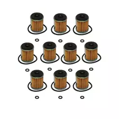 10 Filtros De Oleo Fazer 250 2006 a 2017 Xtz 250 Lander 2007 a 2025 Com Aneis De Vedação