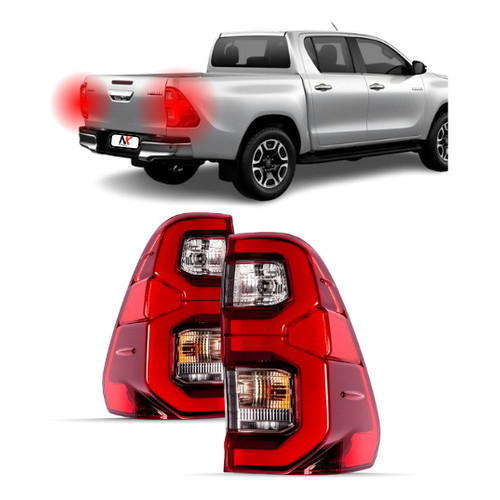 Par Lanterna Traseira Hilux Pick-up 2021 2022 2023 2024 2025