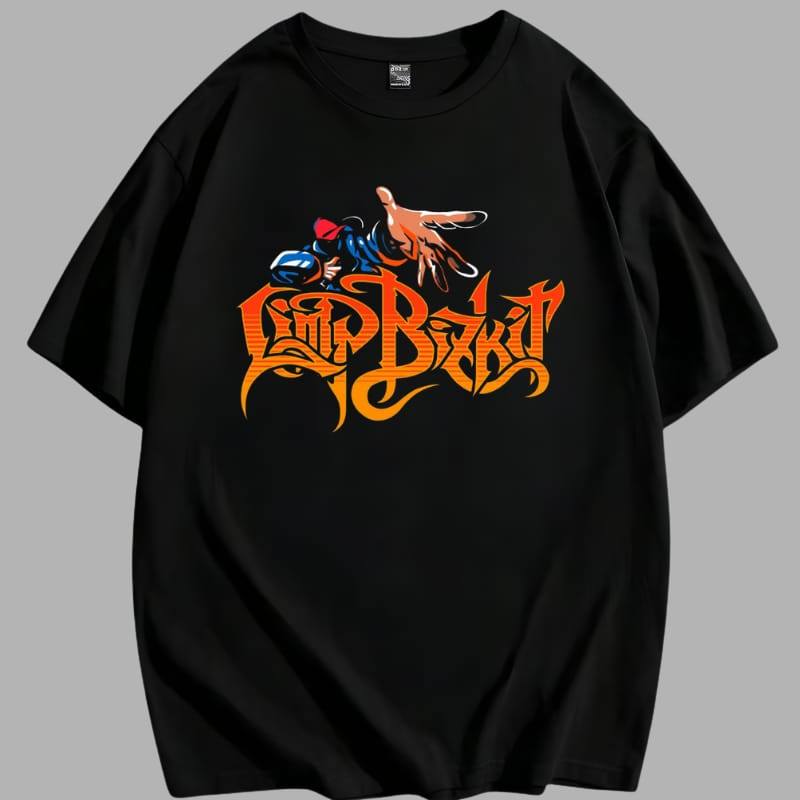 Camiseta premium LIMP BIZKIT 100% algodão fio 30.1 penteada com envio imediato