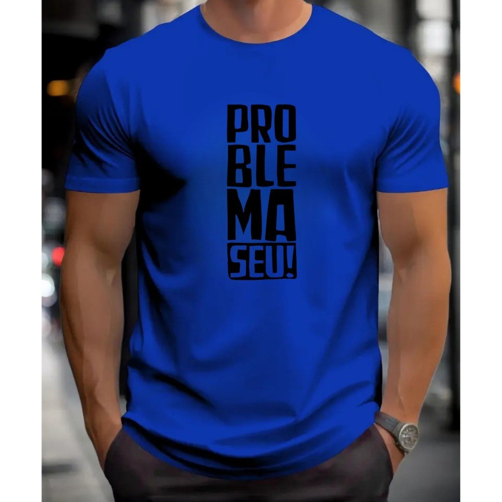 Camiseta Masculina Blusa 100% Algodão Camiseta Importada Malha Premium Lançamento